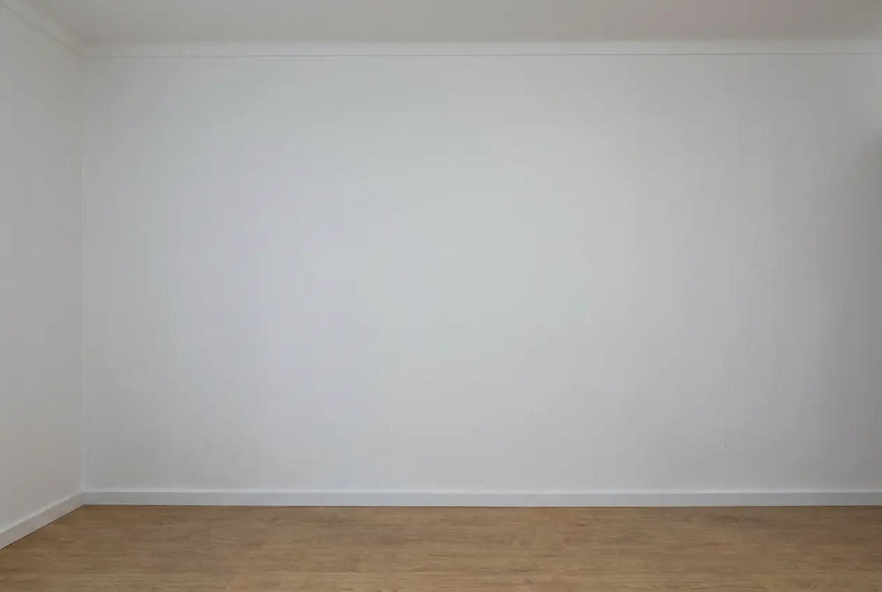 Sala antes da instalaÃ§Ã£o do painel de TV suspenso